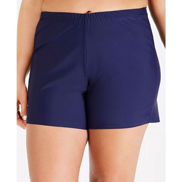 1763 Island escape Plus Size Swim Shorts NAVY sz 18W new - Picture 1 of 2